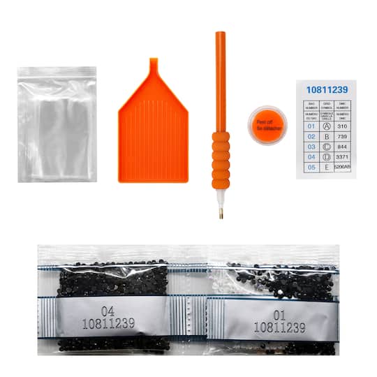 8" Ghost Acrylic Surface Diamond Art Kit with Stand by Make Market®
